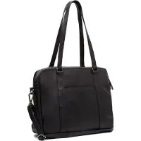The Chesterfield Brand schoudertas laptoptas met laptopvak Pretoria Shoulderbag Black zwart
