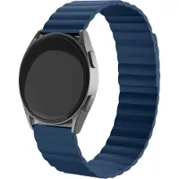 Strap-it Magnetisch siliconen bandje - geschikt voor Xiaomi Watch S1 (Active/Pro) / Watch 2 Pro / Watch S3 / Mi Watch / Amazfit Balance / Bip 5 - blauw