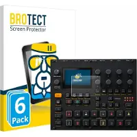 BROTECT Screenprotector 6 Stuks voor Elektron Digitakt II Beschermglas transparant