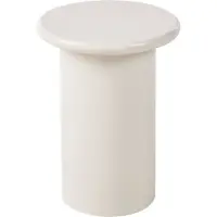 Beliani CAMPTI - Bijzettafel - Wit - MDF