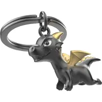 Metalmorphose Sleutelhanger Flying Dragon - Draak Metaal 3D