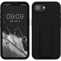 Kwmobile back cover voor smartphone - geschikt voor Apple iPhone 17e / iPhone 16e - 1x beschermhoesje van kunststof - In zwart