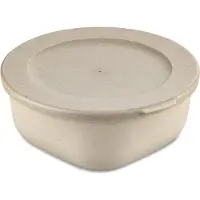 Koziol Bio-Circulair - Connect Box Schaal met Deksel 700 ml - Gerecycled Zonnebloemolie - Bruin