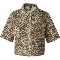 Pieces Blouse 'PCSalume' beige / bruin / greige / zwart