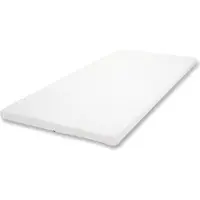 Mendler 6 cm memoryfoam-matrasovertrek -E63, topper, matrasbeschermer ~ 90 x 200 cm visco-schuim