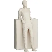 Kähler Character The Hedonist Sculpture - Beeldjes Keramiek White - 691019