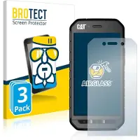 BROTECT Screenprotector 3 Stuks voor Caterpillar Cat S41 Beschermglas transparant