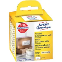 Avery Rol met etiketten 101 x 54 mm Papier Wit 110 stuk(s) Permanent hechtend Verzendetiketten ASS0722430