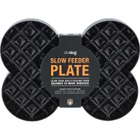 LickiMat Slodog Slowfeeder Plate Hond Zw.l 34cm