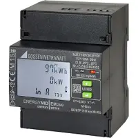 Gossen metrawatt U2389-V016 U2389-V016 kWh-meter 3-fasen met S0-interface Digitaal Conform MID: Ja 1 stuk(s)