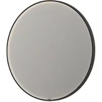 Ink Spiegel SP24 80x4x80 cm incl. direct LED-Verlichting Rondom en Spiegelverwarming Mat Zwart