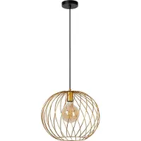 Lucide DANZA - Hanglamp - Ø 40 cm - 1xE27 - Mat Goud / Messing