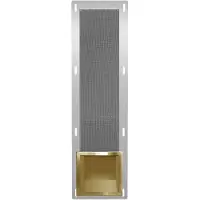 Guido Gusto Inbouw reserve toiletrolhouder mat goud zonder klep