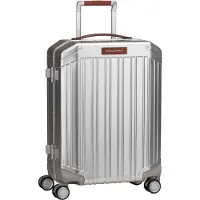 Piquadro Alu 4-wiel cabinewagen 55 cm zilverkleurig