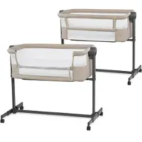 Kinderkraft Co-Sleeper Nestee Up Beige