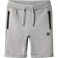 Name It Kids Broek 'NKMVimo' lichtgrijs / zwart / wit
