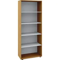 Hioshop Vandol I Universele kast zonder deuren met 4 legplanken Beuken decor.