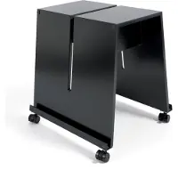 Sigel Meet Up mobiele stand 520 x 460 x 560 mm zwart