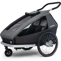 Croozer Keeke 2 | Fietskar | Steengrijs