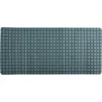 MSV Antislipmat Quadro - Grijs - 36x76cm