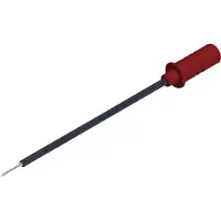 Hirschmann Test & Measurement Micro-Pruef MPS 2/0,64 FT rt 973995101 Probe Steekaansluiting 0.64 mm Ohne Messkategorie Rood 1 stuk(s)