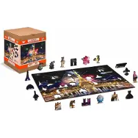 Wooden City - 2in1 - Houten Legpuzzel - Paris By Night - 37,5x25,4cm