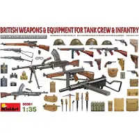 Mini art BRITISH WEAPONS & EQUIPMENT FOR TANK CREW & INFANTRY