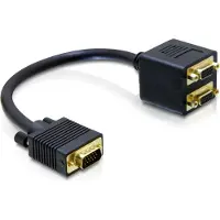 DeLOCK Adapter VGA male to 2x VGA female