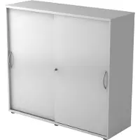 Hjh OFFICE PRO BETA 1753S - Grijs Hoogte van de map | 3 OH Schuifwandkast Metalen handgreep