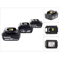 Makita Gereedschap batterijen + laders, BL 1850 B 18 V - 5,0 Ah Li-Ion accu 3-pack (18 V)