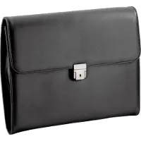 D&N Easy Business Conferentietas feingenarbtes PU mit Organizer 36 cm (schwarz)