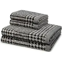 Möve Sonstiges 2 X handdoek 2 X douchehanddoek - in set Brooklyn Glencheck