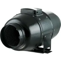 Vents buisventilator Ø125 mm - 340 m³/h - Met 2-standen regelaar - Geluidgedempt