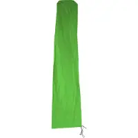 Mendler Beschermhoes voor zweefparasol tot 4,3 m (3x3 m), afdekhoes met ritssluiting ~ groen
