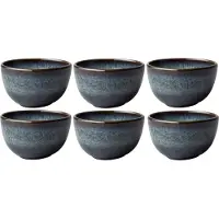Like. by Villeroy & Boch Dipschaaltje Lave Gris 10 cm (Set van 6)