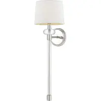 QUOIZEL LED Wandlamp Barbour | 1X E14 Max 40W | Polished Nickel