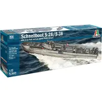 Italeri Modelbouwpakket Militaire voertuigen - 5625 Schnellboot S-26 / S-38 Plastic - 1:35 - Modelbouw