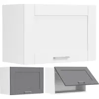 Hioshop Colura keuken bovenkastje til emhætte 60 cm 1 deur wit.