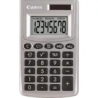 Canon LS-270L Zakrekenmachine Zilver Aantal displayposities: 8 werkt op zonne-energie, werkt op batterijen (b x h x d)