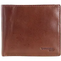Greenland Rubin portemonnee leer 12,5 cm - Jongens - Horizontaal - braun