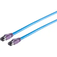 S-Conn Premium S/FTP CAT8.1 40 Gigabit netwerkkabel / blauw - LSZH - 20 meter
