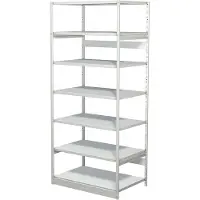 Kerkmann Complete stelling PROGRESS 500 T, basissectie, zonder achterwand, H 2250 x B 960 x D 600 mm