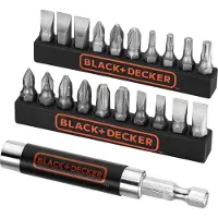 Black & Decker BLACK+DECKER 21-delige bitset A7074-XJ