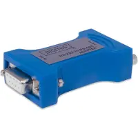 Digitus Adapter Serieel, Parallel [1x D-sub bus 9-polig - 1x D-sub stekker 9-polig] Blauw