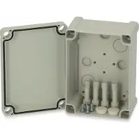 Fibox TA 131007 Wandbehuizing 130 x 95 x 65 ABS Grijs-wit (RAL 7035) 1 stuk(s)