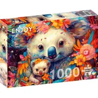 Enjoy Puzzle Puzzel knuffel met Koala 1000 delen 1 St