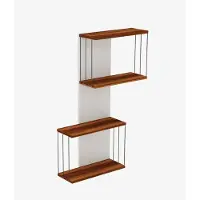 Chic Home Collection Wandplank | Melamine Gecoat | 18mm Dikte | Grenen Kleur