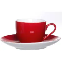 Ritzenhoff & Breker 6x Flirt by R&B Espresso Top 'Doppio, Kopje, Rood
