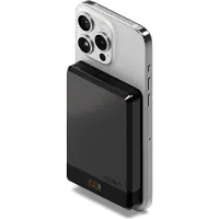 Cygnett Magnetische Draadloze Externe batterij MagSlim 10000 mAh 20 W Zwart