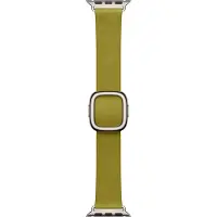 Apple Moderne gesp (42 mm, Vectran, Fijne keperbinding, Apple Watch Series 10), Horlogebandjes, Groen